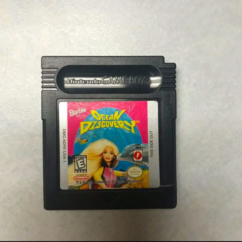 Barbie Ocean Discovery Gameboy Game